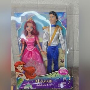 Disney The Little Mermaid Ariel and Eric Doll Set